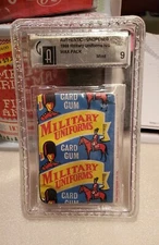 1968 Military Uniforms Wax Pack GAI 9 !!