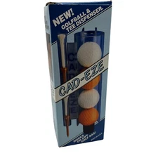 CAD-EZE Golfball and Tee Dispenser NEW Hooks on a golf bag, amazing!