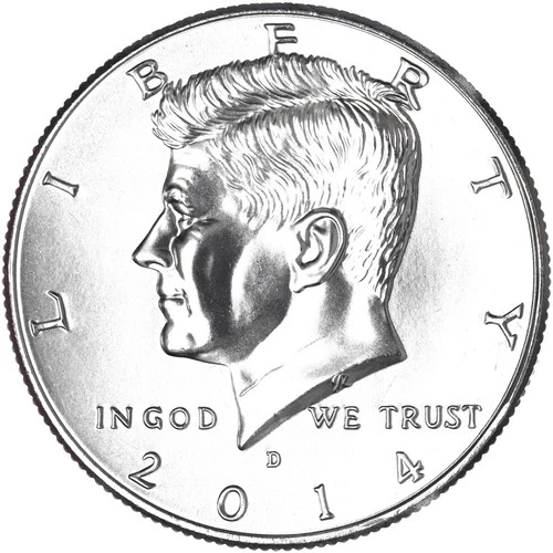 2014-D Kennedy Half Dollar — photo from the most recent tracked eBay sale