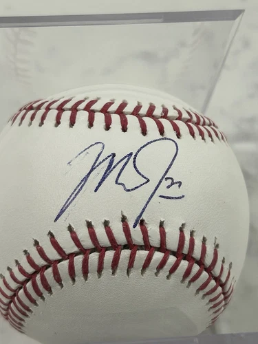 Mike Trout Autograph Baseball Los Angeles Angels Authentic Beautiful!