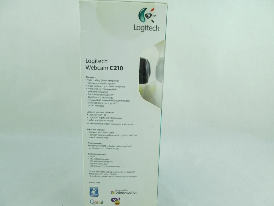 Logitech C210 Web Cam USB virtual Skype Webcam Facebook Webcam USB  Logitech NIB - Image 3 of 4