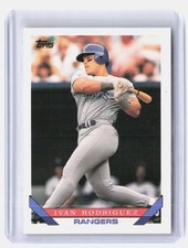1993 Topps Ivan Rodriguez #360 Rangers