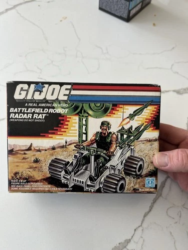 VINTAGE 1988 GI JOE BATTLEFIELD ROBOT RADAR RAT MISB FACTORY SEALED