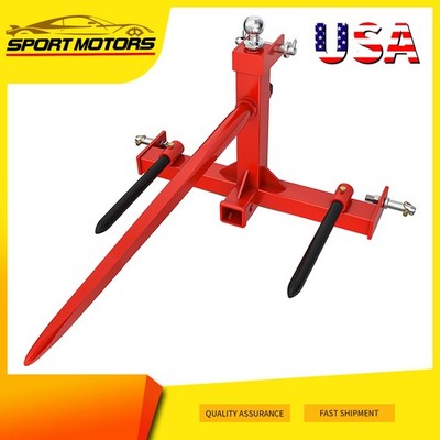 3 Point Quick Attach Hitch for Category 1 Tractor W/2 Stabilizer Spears 3000LBS