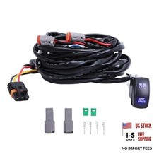 UTV Wiring Harness with Plug  Play Pulse Busbar Connector DT Plug Spot Light