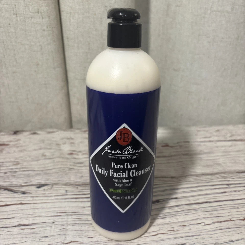 Jack Black Pure Clean Daily Facial Cleanser w/ Aloe & Sage Leaf 16 fl oz NEW - Image 4 of 4