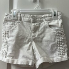 Girls Guess white shorts