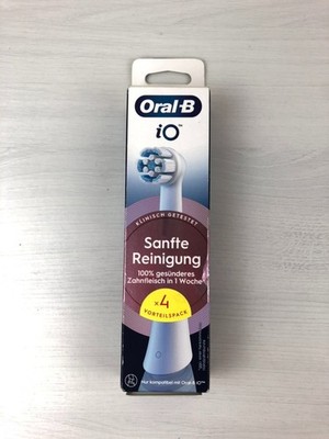 Oral-B iO Sanfte Reinigung Replacement Brush Heads - 4 Pack - Brand New