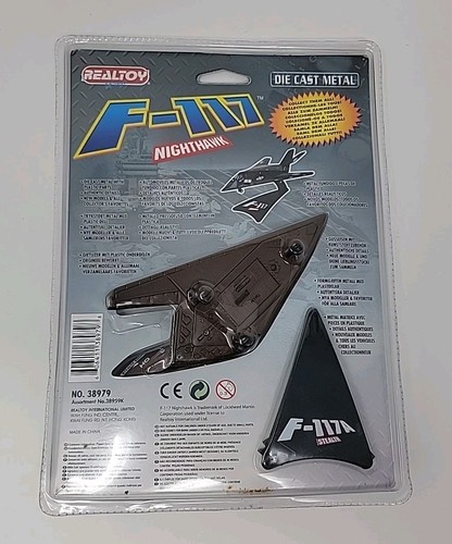 Realtoy Wings Action City F-117 Nighthawk - 38979 - Brown Stealth 200r Diecast - Picture 7 of 22
