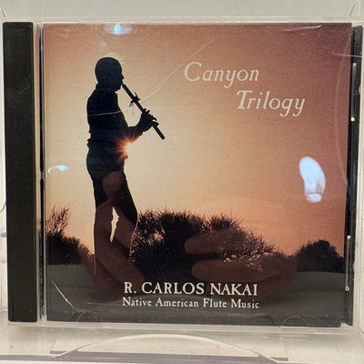 R Carlos Nakai Canyon Trilogy Native American Flute Music CD CR-610 1989 DDD