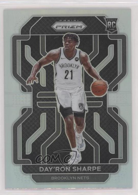 2021-22 Panini Prizm Silver Prizm Day'Ron Sharpe #281 Rookie RC 12g7