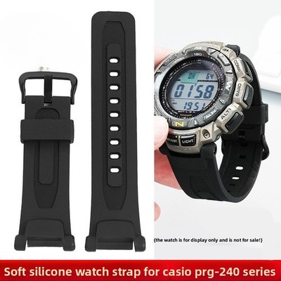 For Casio Protrek PRG-240/40 PAG40 Silicone Rubber Watch Strap Mens Wristband 