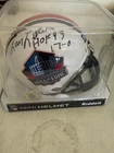 Larry Little Signed HOF Riddell Mini Helmet JSA Dolphins HOF 93 Inscription