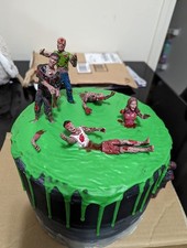 Zombie Action Gift Figures Scary Toy Set 4 Inch Mini Figures Pack of 6