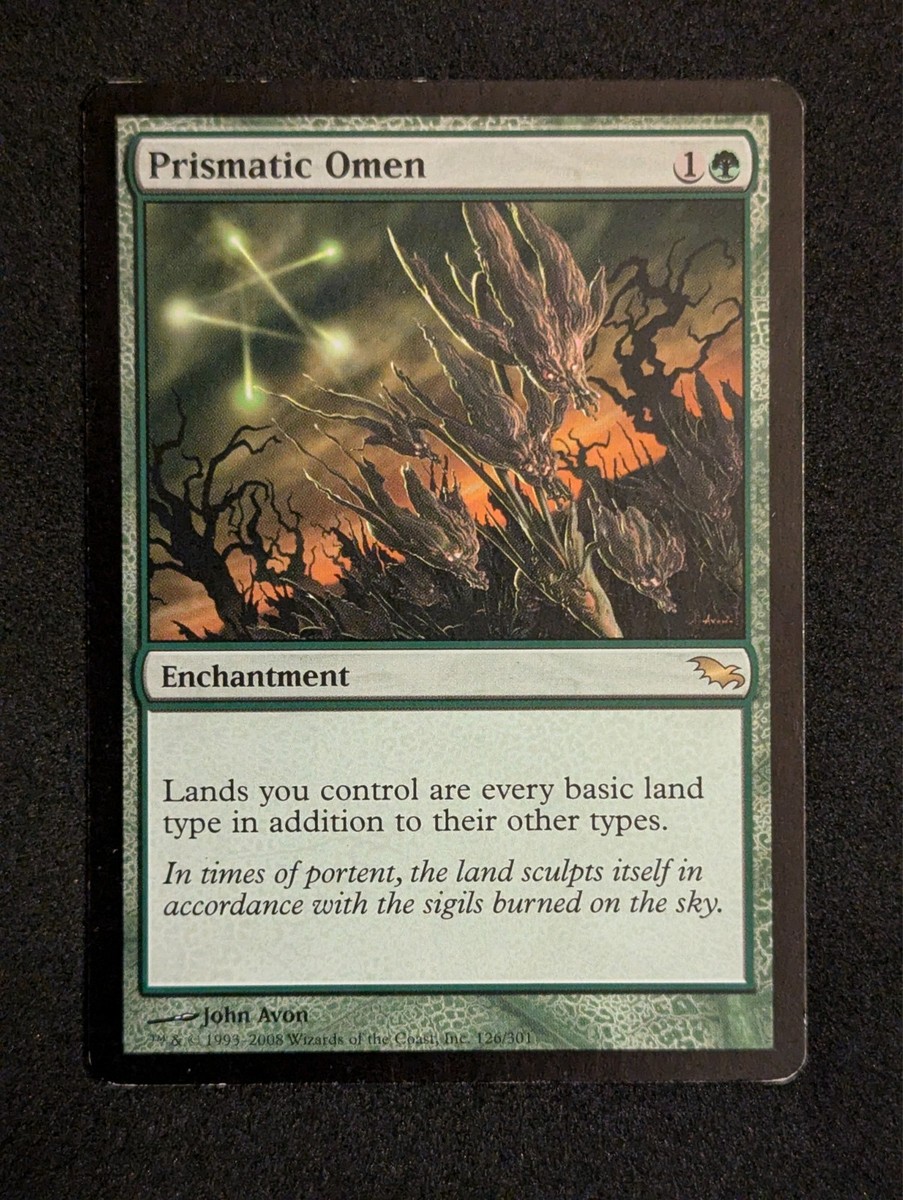 mtg omen card type Prismatic Omen [126] [Shadowmoor] [Foil] – Face to Face Games main image 0