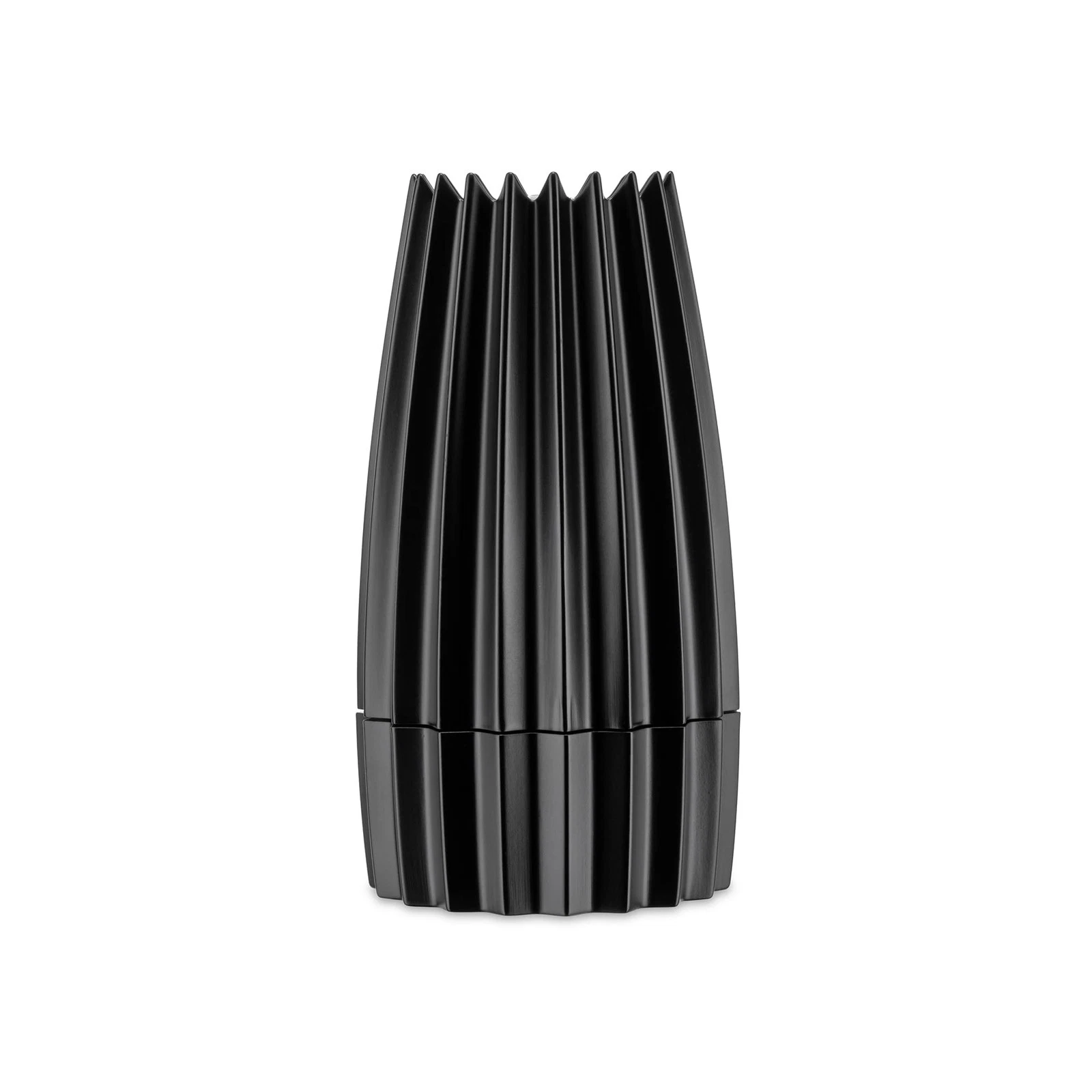 Alessi WAL03 B Grind Salt, Pepper and Spice Grinder - Aluminum Casting, Black
