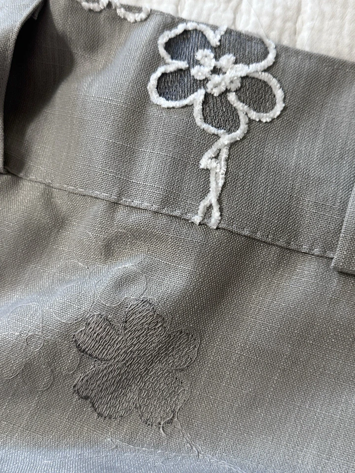 Softline Monica Pedesen 重灰色窗帘;窗帘;窗户 2 面板 54 英寸 x 96 英寸 — 第 4/4 张图片