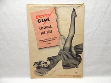 1947 Petty Girl 12 Page Pin-Up Calendar With Original Envelope (Loose Pages)