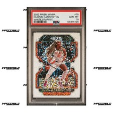 2022 Panini Prizm WNBA White Sparkle #75 DiJonai Carrington Rookie PSA 10 POP 1