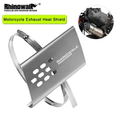Rhinowalk Motorcycle Exhaust Pipe Protector Heat Shield Cover Motor Guard