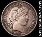 1901 Barber Dime- Extra Fine- Scarce Better Date- No Reserve #J8948