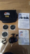 Abu Garcia Abumatic Premier 706 closed face Fishing reel. looks unused. 4 spools