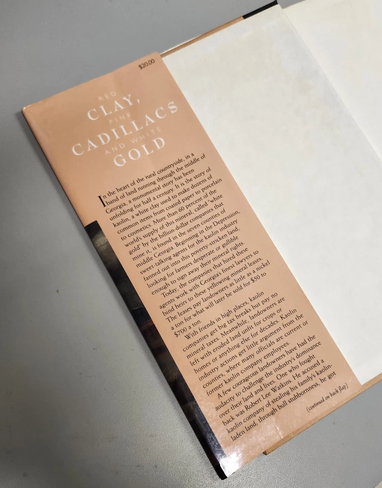 Red Clay, Pink Cadillacs and White Gold: Georgia's  Kaolin Chalk Wars,  Seabrook - Image 3 of 4