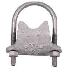SEPCO RA75, Conduit Clamp, 3/4", HDG, Malleable Iron, Right Angle, 1pc