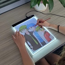Dimmable LED Drawing Pad Board Kids Educational Art Toy Creative Gift