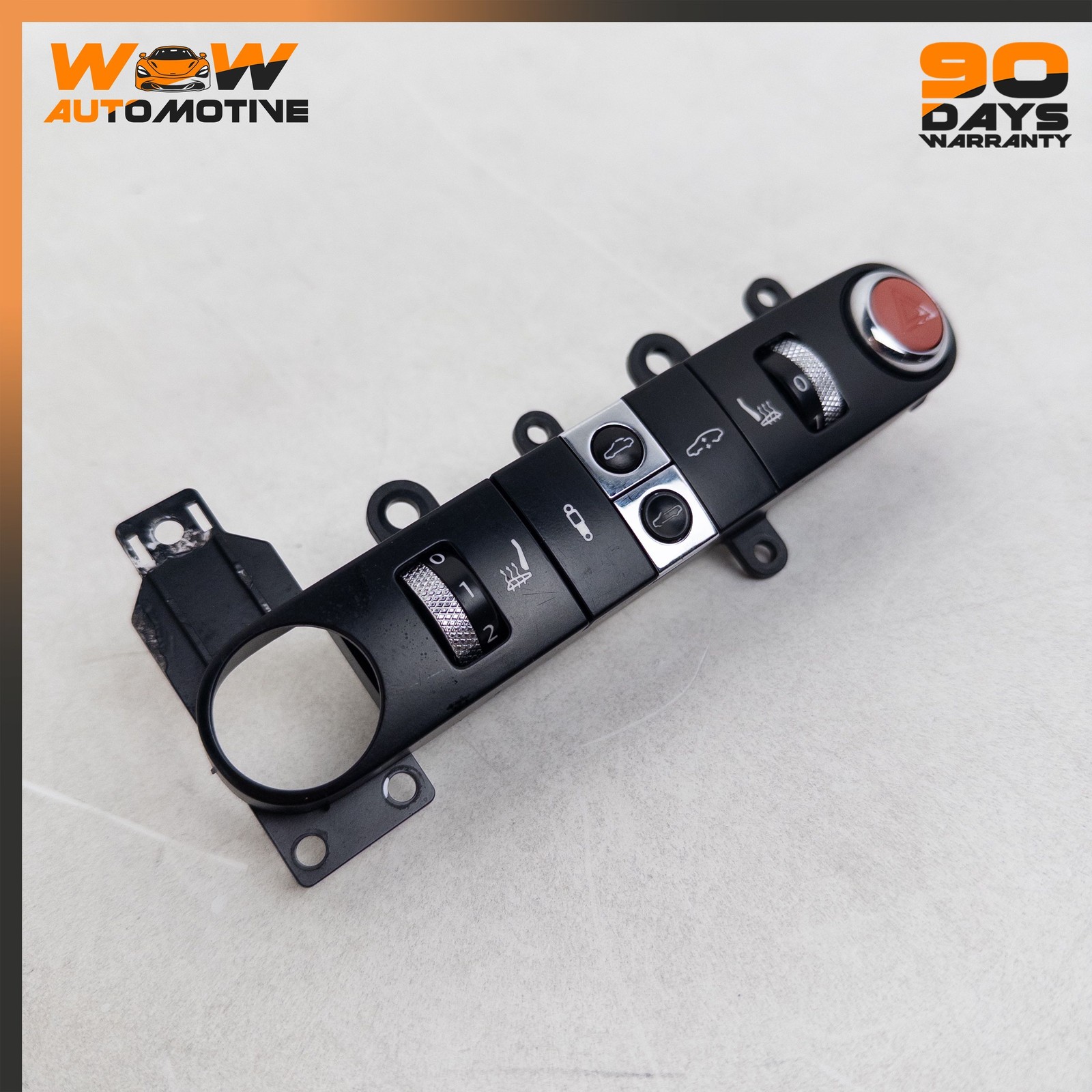 07-11 BENTLEY CONTINENTAL GTC CONVERTIBLE CENTER CONSOLE SWITCH PANEL OEM