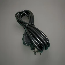 Lordtronics 10FT Universal 3-Prong Power Cable Cord (NEMA 5-15P to IEC C13)