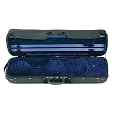 Gewa Concerto Oblong Violin Case 4/4 Black/Blue Thermo Shell