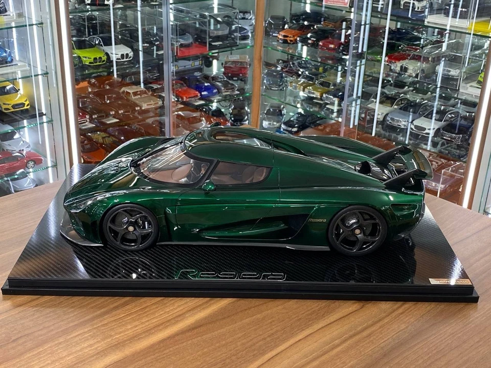 FrontiArt Koenigsegg Regera |Green Tinted Carbon Limited Edn. 100pcs [1/8 Resin] - Image 4 of 4