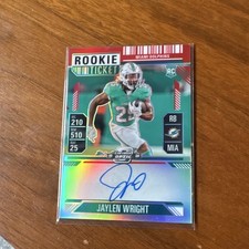 Panini 2024 Contenders Optic Red Rookie Ticket Autograph Jaylen Wright #132