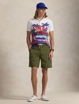 Polo Ralph Lauren Men Multi Classic Fit Mesh Graphic Polo Shirt