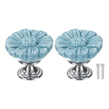 2pcs Toilet Button Pusher, Toilet Tank Button, Blue