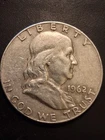 (1) 1962 50C Franklin Half Dollar VF 90% silver Denver 50 cents