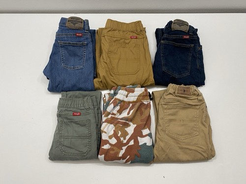 Lot of 6 Kids Pants & Jeans • Wrangler, Timberland, US Polo • Sizes: 7, 8, 10 - Picture 24 of 24