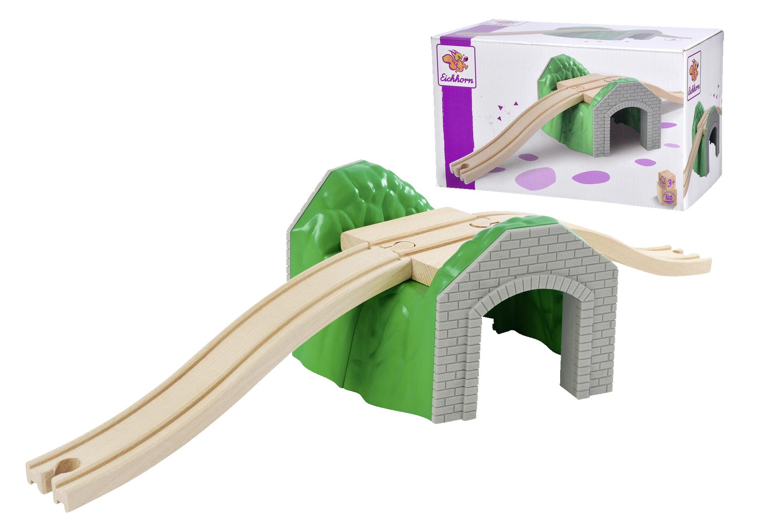 Железная дорога АЙХХОРН-туннель Holzspielzeugset Mehrfarbig