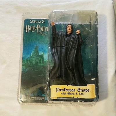 NECA Harry Potter Professor Snape Figurine w/ Wand, Stand & Base