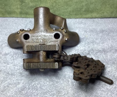 VTG. RIDGID NO. SC5 CHAIN PIPE VISE