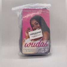 Purple Passion Twist Crochet Hair Wudas Braiding 30 New In Package 2 Pack Wear