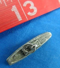 Sterling Silver Vintage Charm Submarine Marked, Hard-to-Find, Navy Ship