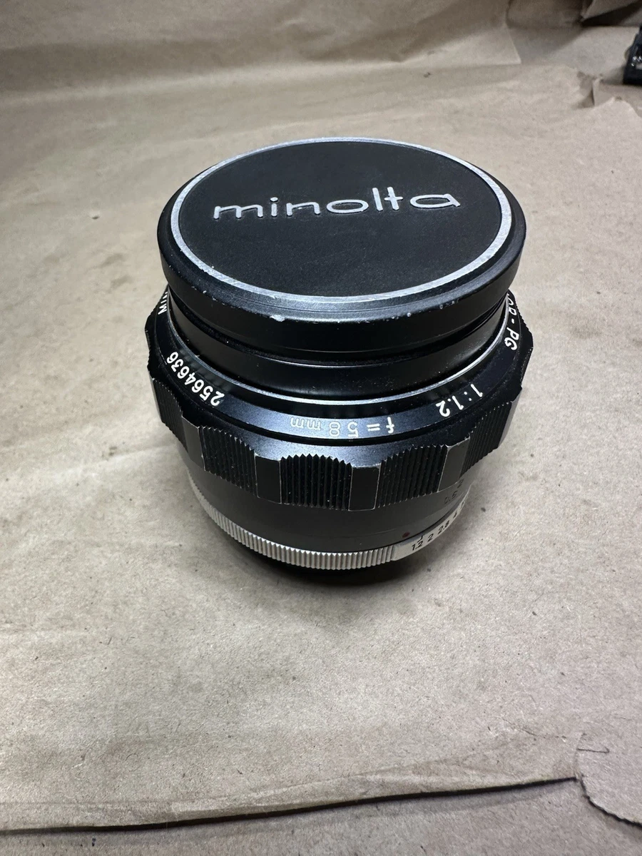 Minolta 58mm Focal f/1.2 Camera Lenses for sale | eBay