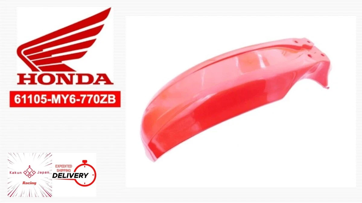Honda OEM 61105-MY6-770ZB Front Fender Red 2000-2021 XR650L from