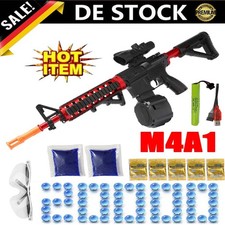 M4A1 Gel Blaster Gun elektrische Gelkugeln Spielzeugpistole mit 20000 Gelkugeln