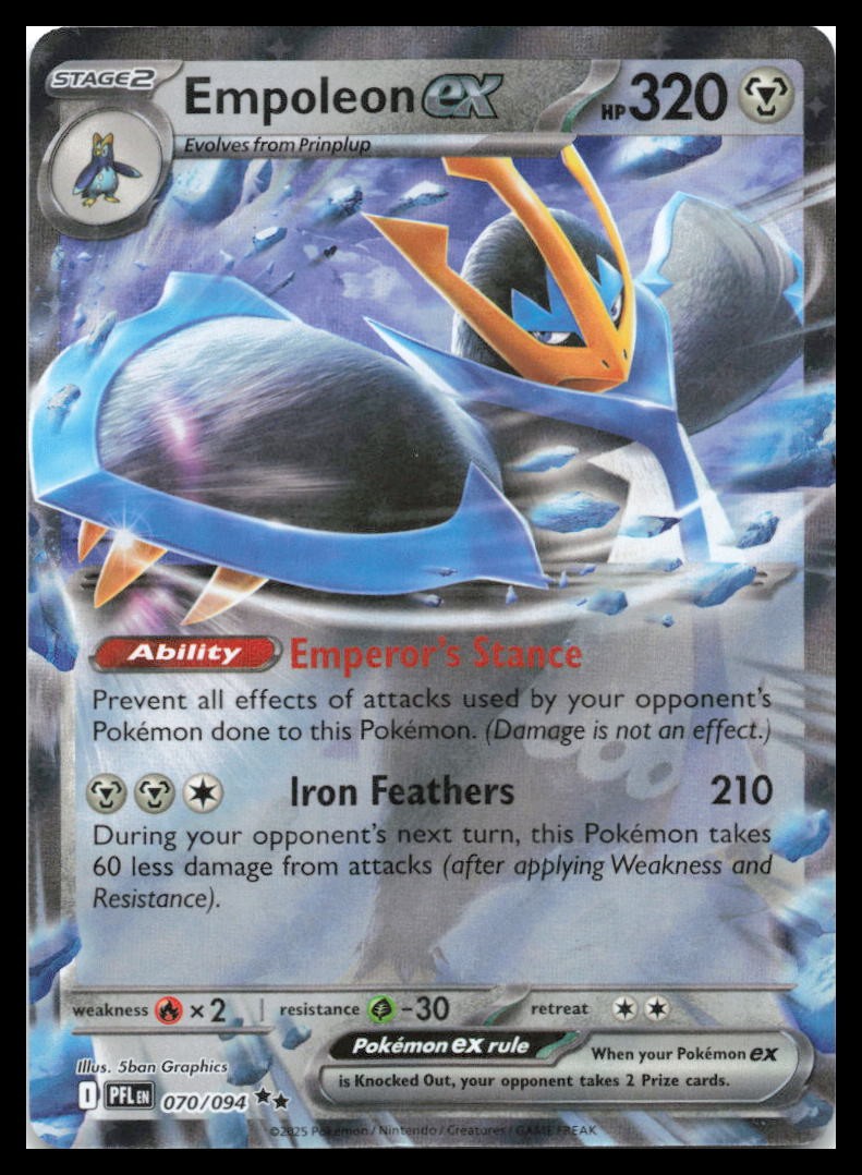 Empoleon ex - Double Rare ME02: Phantasmal Flames 070/094 NM