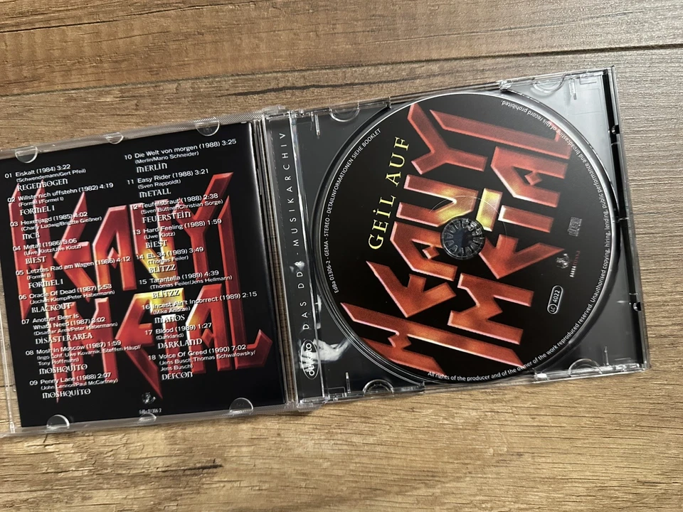 Sampler „Geil Auf Heavy Metal“ CD MCB Formel 1 Biest Moshquito Blitzz - Bild 3 von 3