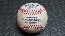 2020 Teoscar Hernandez Toronto Blue Jays Game Used Foul MLB Baseball! Paul Fry