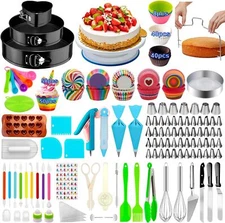 Cake Decorating Supplies, 493 PCS Cake Decorating Set of 3